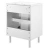 Modway Calla 24 in Perforated Metal Bathroom Vanity - 3 of 4