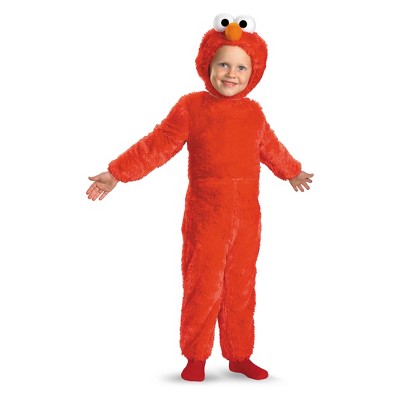 Toddler Sesame Street Elmo Comfy Faux Fur Halloween Costume 2T