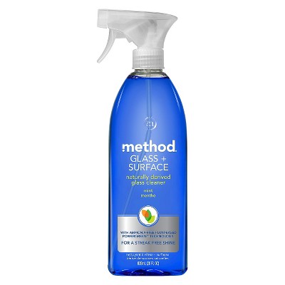 Method Cleaning Products Glass + Surface Cleaner Mint Spray Bottle 28 fl oz