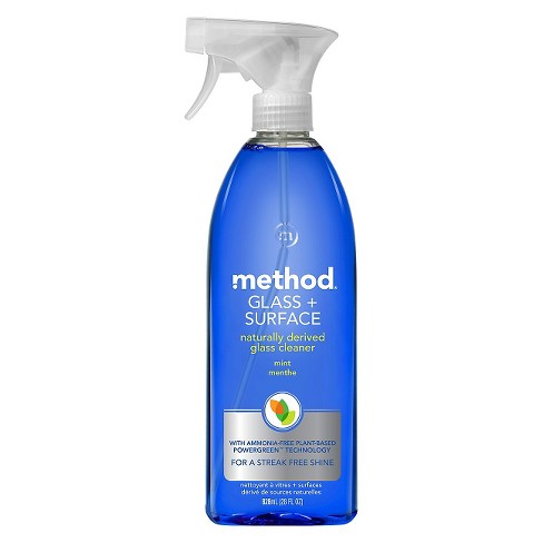 Method Cleaning Products Glass + Surface Cleaner Mint Spray Bottle 28 ...