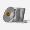 Stainless Steel Ice Bucket with Lid and Tong - Threshold™ - 3 of 4