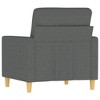 vidaXL Sofa Chair Dark gray Fabric (100% polyester), metal, textilene - 4 of 4