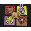 Five Nights At Freddy's Boxed-In Characters Boy's Black Long Sleeve Shirt - image 2 of 2