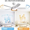 Sofucor 42'' Ceiling Fans with Lights and Remote for Living Room White - 2 of 4