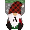 Briarwood Lane Fall Garden Flag 12x18 For Outdoor Winter Gnome Burlap Monogram Letter a For Fall Garden Flag Flags For Outside - 3 of 4