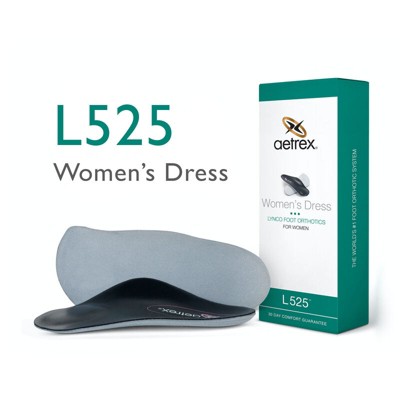 Aetrex Women's Dress Posted Orthotics W/ Metatarsal Support