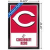 Trends International MLB Cincinnati Reds - Logo 22 Framed Wall Poster Prints - 3 of 4