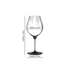 Riedel 29 fl oz Fatto A Mano Performance Pinot Noir Clear Stem/Black Base Wine Glass - 4 of 4