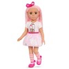 Glitter Girls Pink Candy-Themed 14" Doll Clothes with Bow A Pop of Pink - image 2 of 4