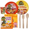 Super Why! Party In A Box Complete Party Kit: 8 Plates, 8 Dessert Plates, 20 Napkins, 8 Cups, 8 Favor Boxes, 24 Utensils, 1 Tablecloth, 1 77" Banner - 4 of 4