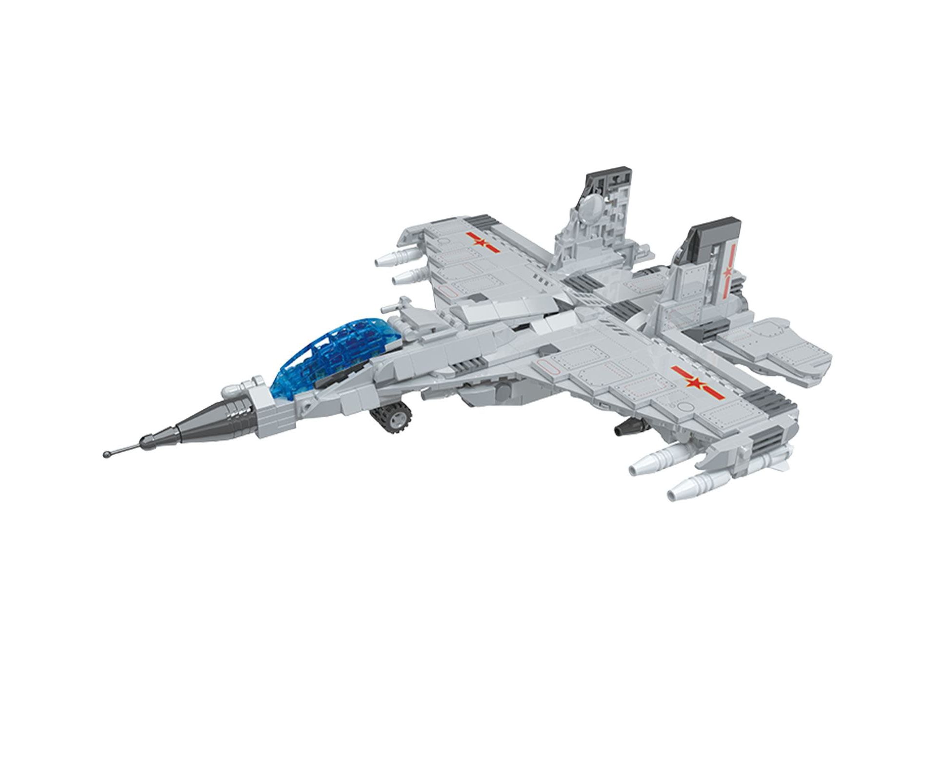 Angel Sar Fighter Jet Building Set, 806 PCS Airplane Model Kit with Figurines, Simulation STEM Toy for Kids Boys, Gift