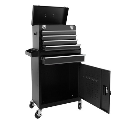 NicBex Detachable 5-Drawer Rolling Tool Chest Tool Cart with Wheels and Storage Cabinet for Garage Workshop