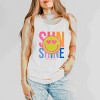 Simply Sage Market S.W.Smiley Sunshine Neon Garment Dyed Tank - 2 of 3