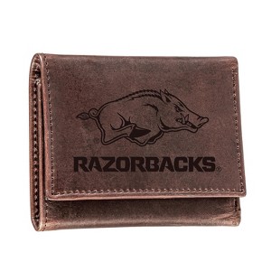 Evergreen University of Arkansas Crazy Horse Collection Tri-Fold Wallet - 1 of 1
