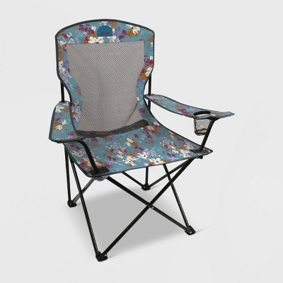 Vera Bradley Coleman Broadband Quad Chair Wildflowers Blue