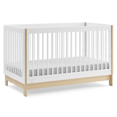 BabyGap by Delta Children Tate 4-in-1 Convertible Crib - Greenguard Gold Certified - Bianca White/Natural