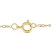EVERLY JEWELRY | 14k Yellow Gold 5-6mm Pink Cultured Freshwater Pearl Tin Cup Necklace, 17" - 3 of 4