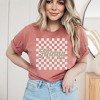 Simply Sage Market Women's Retro Checkered Mama Short Sleeve Graphic Tee - 2 of 3