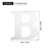 Unique Bargains 3D Acrylic Self-Adhesive Mirror Alphabet Sticker Wall Decals 2 Pcs - 2 of 3