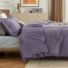 3 pieces Duvet Cover Soft Double Brushed Bedding Set for Kids & Adults Zipper Closure - 4 of 4