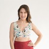 Of an Origin Organic Cotton Stretch Cross Front Maternity & Nursing Bralette, Prints - 2 of 3