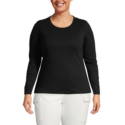 Lands' End Women's Cotton Rib T-shirt
