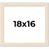 PosterPalooza | 18x16 Wide Barnwood Picture Frame, UV Acrylic, 6 Finishes - Grey, Brown, White, and Black - 2 of 4