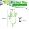 Unique Bargains Plastic Golf Gloves Stretcher with Aluminum Alloy Hanging Hooks 4 Pcs - 2 of 4