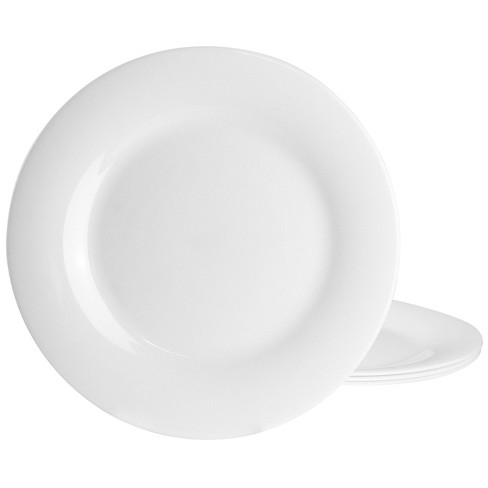 11 Porcelain Dinner Plate White - Threshold™