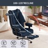 Efomao Big and Tall Ergonomic Office Chair 400lbs, Leather High Back Executive Desk Chair with Footrest - 3 of 4