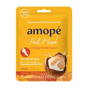 Amopé PediMask 20-Minute Time to Get Nuts with Macadamia Nut Oil Foot Mask - 1 pair - 1 of 4