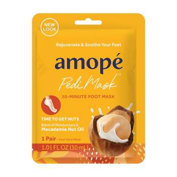 Amopé PediMask 20-Minute Time to Get Nuts with Macadamia Nut Oil Foot Mask - 1 pair