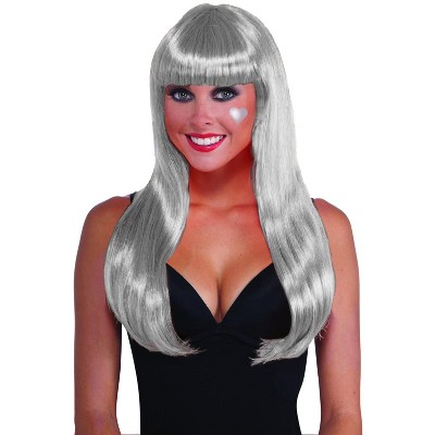 silver wig costume