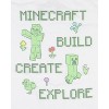 Minecraft Girls Build Create Explore Steve and Creeper Kids T-Shirt - 2 of 3