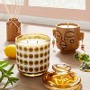 13.5oz Lemon Verbena and Geranium Lidded Glass Candle Yellow - Opalhouse™ designed with Jungalow™ - image 2 of 4