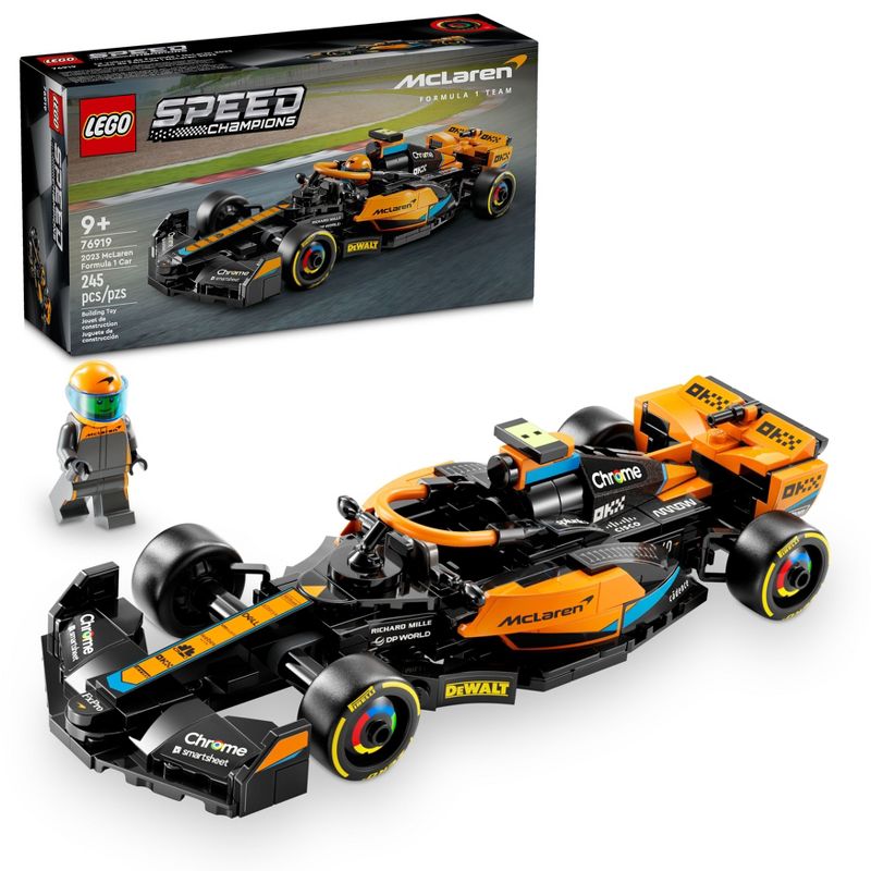 LEGO Speed Champions 2023 McLaren Formula 1 Race Car Toy 76919, 1 of 8