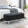 Twin Size Metal Bed With 4 Wheels And Guardrails Car-shaped Platform Bed Frame With X-Shaped Frame Shelf For Bedroom - 3 of 4