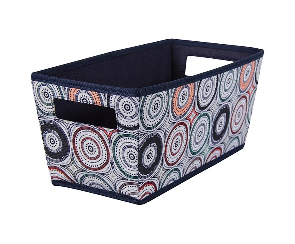 Fabric Quarter Bin Navy Medallion - ITSO&#153;