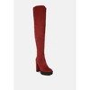 Maple Faux Suede Long Boots Women - 2 of 4