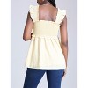 Women's Ruffle Sleeve Detail Maternity Top | Motherhood Maternity - 2 of 4