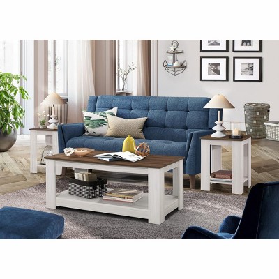 Home Design Gloria 3 pieces Coffee Table Set