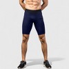 Anna-Kaci Active Men's Padded Compression Cycling Shorts with Wide Waistband and Mid-Thigh Length - 2 of 4
