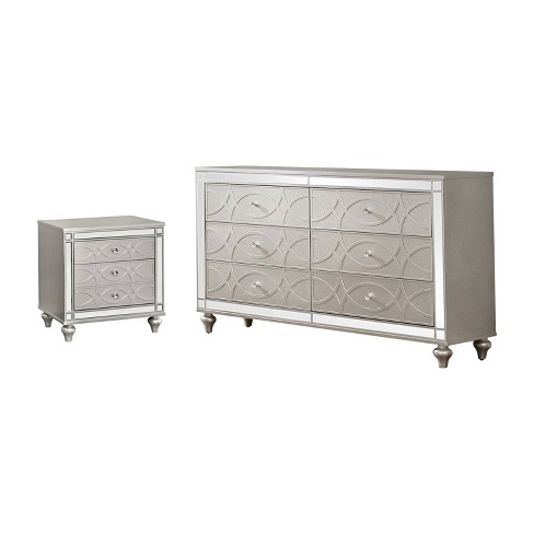 Dresser and store nightstand set