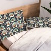 Deny Designs Full/Queen Heather Dutton Gingerbread Village Blue Duvet Cover and Pillow Sham Blue - 3 of 4
