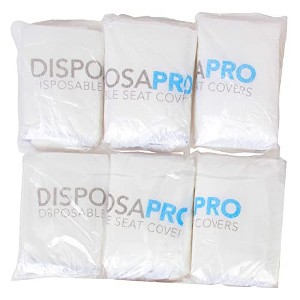 SCS Direct Disposable Airplane and Public Seat Covers (6 Pack) - Individually Wrapped Travel Ready Protector Covers Seats in Planes, Restaurants etc - 1 of 1