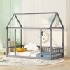 Montessori Floor Bed with House Roof Frame, for Kids - image 4 of 4