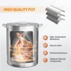 ROVSUN 30QT Turkey Fryer with 54000BTU Propane Gas Stove, Outdoor Deep Fryer Aluminum Seafood Boiler for Crawfish Boiling - 2 of 4