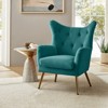 Godefroy Upholstery Accent Chair velvet with Wingback | Karat Home - 2 of 4