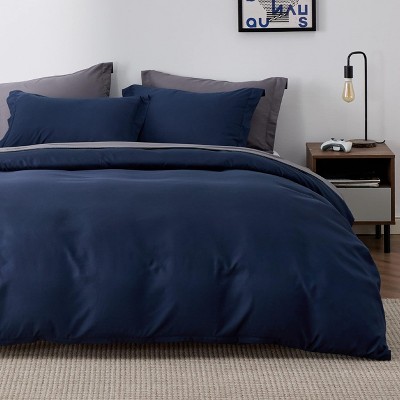 3 pieces Duvet Cover Soft Double Brushed Bedding Set for Kids & Adults Zipper Closure