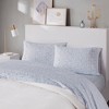 Stylish Printed Smooth Microfiber Sheet Set, All Season Bedding Set, Cozy Home Textile fits Modern Bedroom Decor, Valentine's Day Gifts - 3 of 4